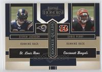 Chris Perry, Derrick Hamilton, Steven Jackson, Rashaun Woods #/1,250