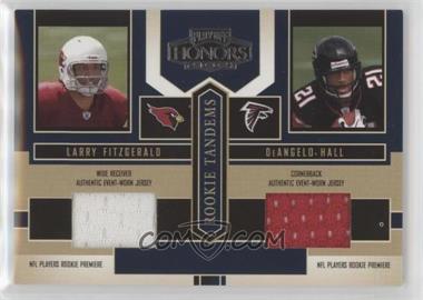 2004 Playoff Honors - Rookie Tandems - Jerseys #RT-3 - Larry Fitzgerald, DeAngelo Hall [EX to NM]