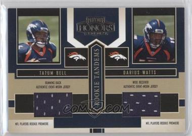 2004 Playoff Honors - Rookie Tandems - Jerseys #RT-6 - Tatum Bell, Darius Watts