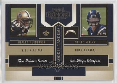 2004 Playoff Honors - Rookie Tandems #RT-5 - Devery Henderson, Philip Rivers