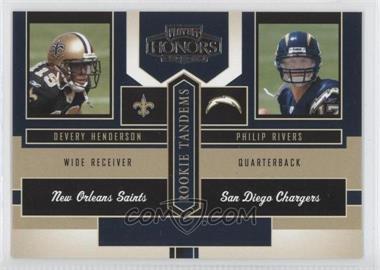 2004 Playoff Honors - Rookie Tandems #RT-5 - Devery Henderson, Philip Rivers