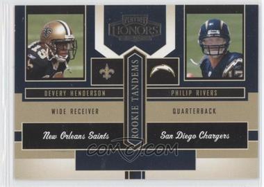 2004 Playoff Honors - Rookie Tandems #RT-5 - Devery Henderson, Philip Rivers