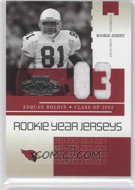 2004 Playoff Honors - Rookie Year - Jerseys #RY-16 - Anquan Boldin /150