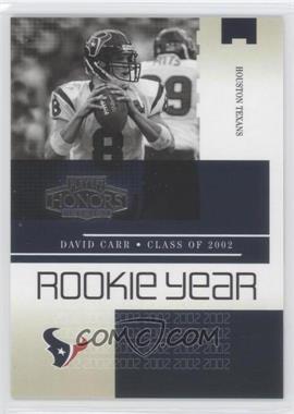 2004 Playoff Honors - Rookie Year #RY-2 - David Carr