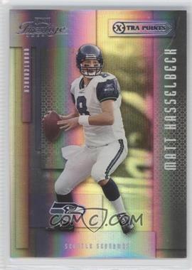 2004 Playoff Prestige - [Base] - Xtra Points Purple #130 - Matt Hasselbeck /75