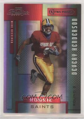 2004 Playoff Prestige - [Base] - Xtra Points Purple #186 - Rookie - Devery Henderson /75 [Noted]