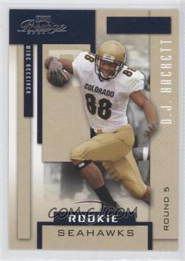 2004 Playoff Prestige - [Base] #210 - Rookie - D.J. Hackett