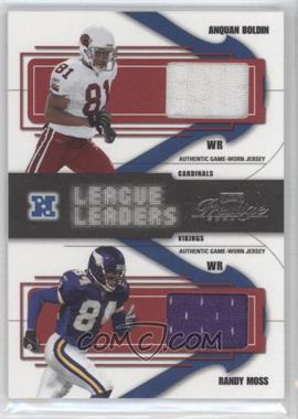 2004 Playoff Prestige - League Leaders - Jerseys #LL-16 - Anquan Boldin, Randy Moss /250