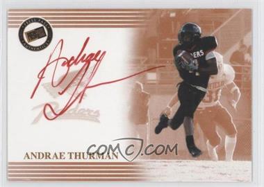 2004 Press Pass - Autographs - Bronze Red Ink #ANTH - Andrae Thurman