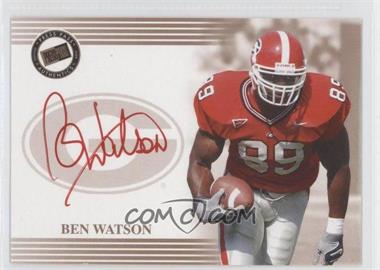 2004 Press Pass - Autographs - Bronze Red Ink #BEWA - Ben Watson