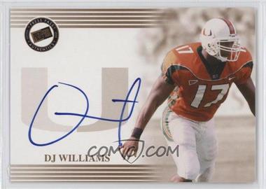 2004 Press Pass - Autographs - Bronze #_DJWI - DJ Williams [EX to NM]