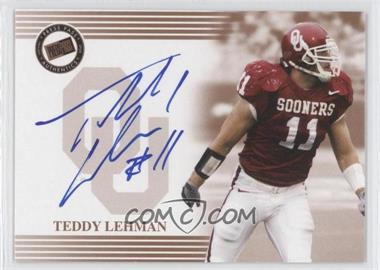 2004 Press Pass - Autographs - Bronze #_TELE - Teddy Lehman