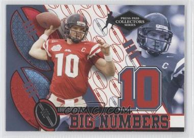 2004 Press Pass - Big Numbers - Collectors Series #BN 33 - Eli Manning
