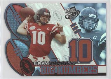 2004 Press Pass - Big Numbers - Collectors Series #BN 33 - Eli Manning