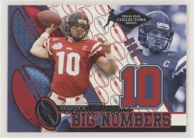 2004 Press Pass - Big Numbers - Collectors Series #BN 33 - Eli Manning