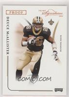 Deuce McAllister #/50