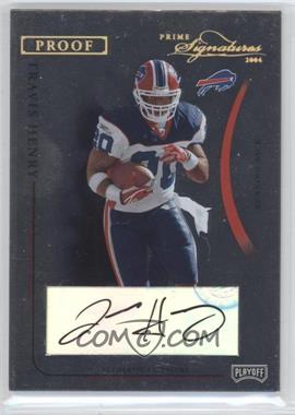 2004 Prime Signatures - [Base] - Gold Proof Signatures #9 - Travis Henry /20