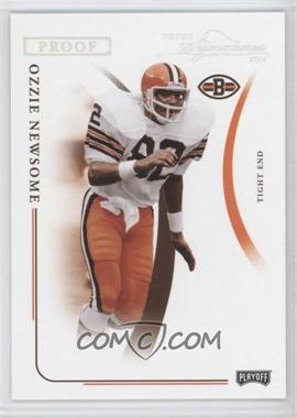 2004 Prime Signatures - [Base] - Silver Proof #24 - Ozzie Newsome /25