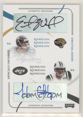 2004 Prime Signatures - [Base] #118 - Rookies - Ernest Wilford, Jerricho Cotchery /199 [EX to NM]