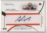 Rookie Signature Cuts - Chris Perry #/99