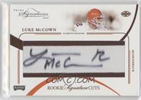 Rookie Signature Cuts - Luke McCown #/99