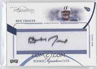 Rookie Signature Cuts - Ben Troupe #/99
