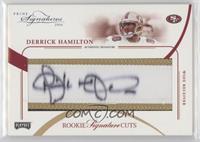 Rookie Signature Cuts - Derrick Hamilton #/99