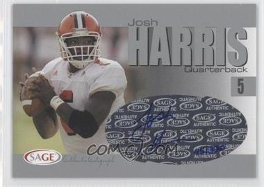 2004 SAGE - Autographs - Silver #A16 - Josh Harris /320