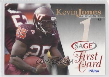 2004 SAGE - First Card #KJ - Kevin Jones /150