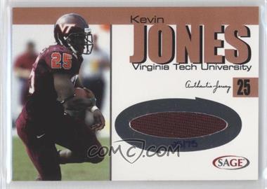2004 SAGE - Jerseys - Bronze #J9 - Kevin Jones /75