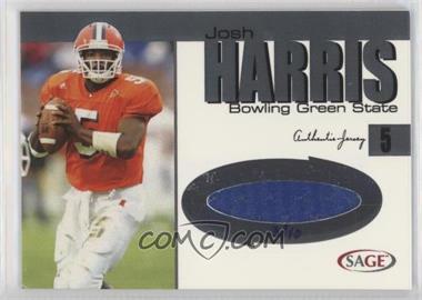 2004 SAGE - Jerseys - Platinum #J5 - Josh Harris /10