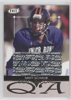 Matt Schaub #/100