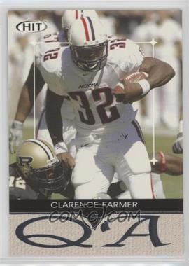 2004 SAGE Hit - Q & A - Silver #Q45 - Clarence Farmer