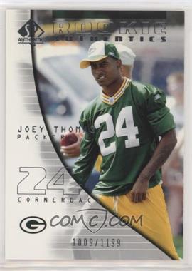 2004 SP Authentic - [Base] #129 - Rookie Authentics - Joey Thomas /1199