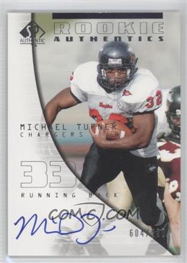 2004 SP Authentic - [Base] #160 - Rookie Authentics - Michael Turner /990