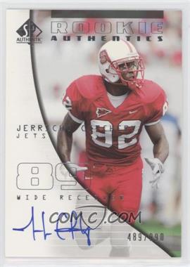 2004 SP Authentic - [Base] #176 - Rookie Authentics - Jerricho Cotchery /990