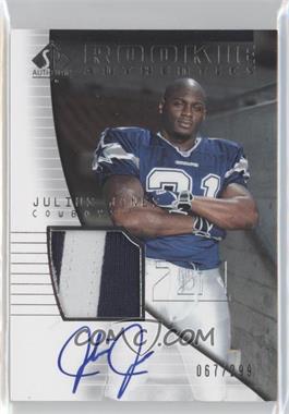 2004 SP Authentic - [Base] #209 - Rookie Authentics - Julius Jones /299