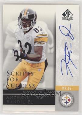 2004 SP Authentic - Scripts for Success #SS-AR - Antwaan Randle El