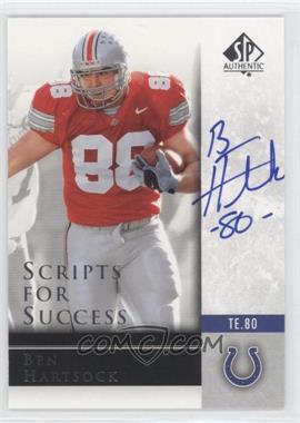 2004 SP Authentic - Scripts for Success #SS-BH - Ben Hartsock