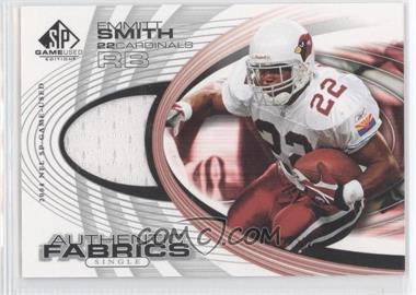 2004 SP Game Used Edition - Authentic Fabrics #AF-ES - Emmitt Smith