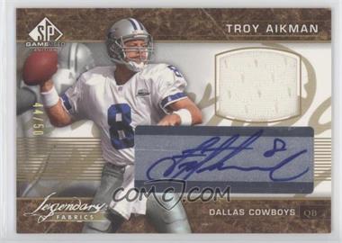 2004 SP Game Used Edition - Authentic Legendary Fabrics #ALF-TA - Troy Aikman /50