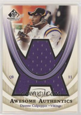 2004 SP Game Used Edition - Awesome Authentics #AA-DC - Daunte Culpepper /100