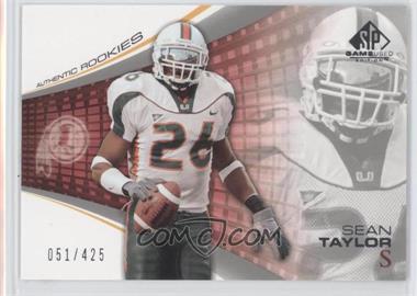 2004 SP Game Used Edition - [Base] #129 - Authentic Rookies - Sean Taylor /425