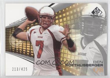2004 SP Game Used Edition - [Base] #171 - Authentic Rookies - Ben Roethlisberger /425
