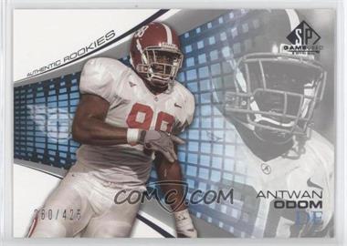 2004 SP Game Used Edition - [Base] #191 - Authentic Rookies - Antwan Odom /425