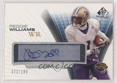 2004 SP Game Used Edition - Rookie Exclusives Autographs #RE-RE - Reggie Williams /100