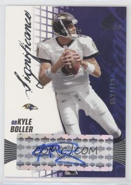 2004 SP Game Used Edition - SIGnificance #SIG-KB - Kyle Boller /100