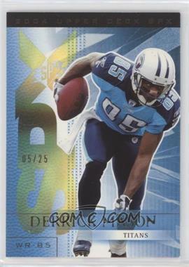 2004 SPx - [Base] - Spectrum #96 - Derrick Mason /25