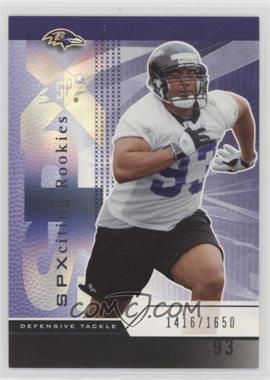 2004 SPx - [Base] #130 - Dwan Edwards /1650