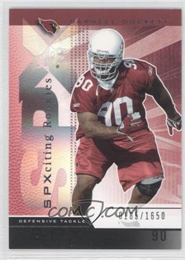 2004 SPx - [Base] #161 - Darnell Dockett /1650